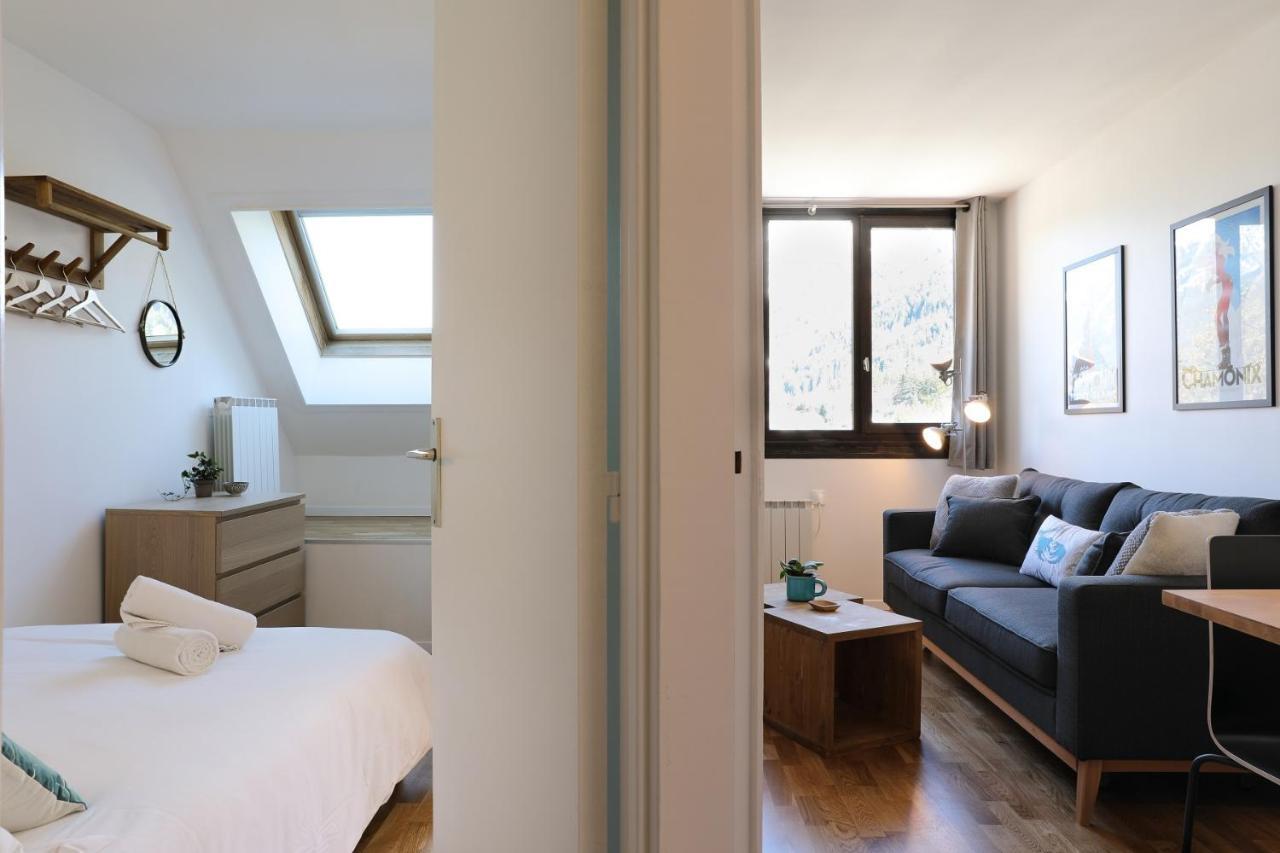 Apartment Chamois Blanc 7A - Great Views Of Chamonix Exteriör bild